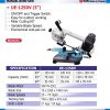 UE-125DV เครื่องเลื่อยสายพาน 5นิ้ว เครื่องเลื่อยไต้หวัน "DIN MACHINE" บริษัทมีบริการหลังการขายตลอดอายุการใช้งาน มีอะไหล่จากโรงงานพร้อมจำหน่าย